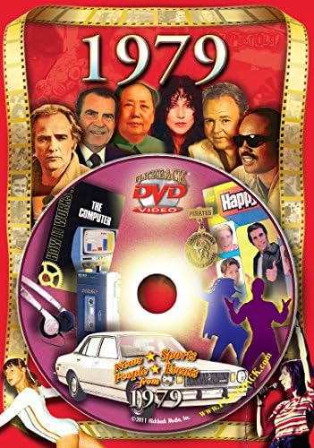 Flickback 1979 DVD Greeting Card: Birthday or Anniversary Gift