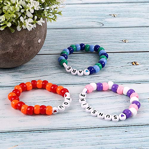 4 DICOBD+1000pcs+Acrylic+Alphabet+Bracelets