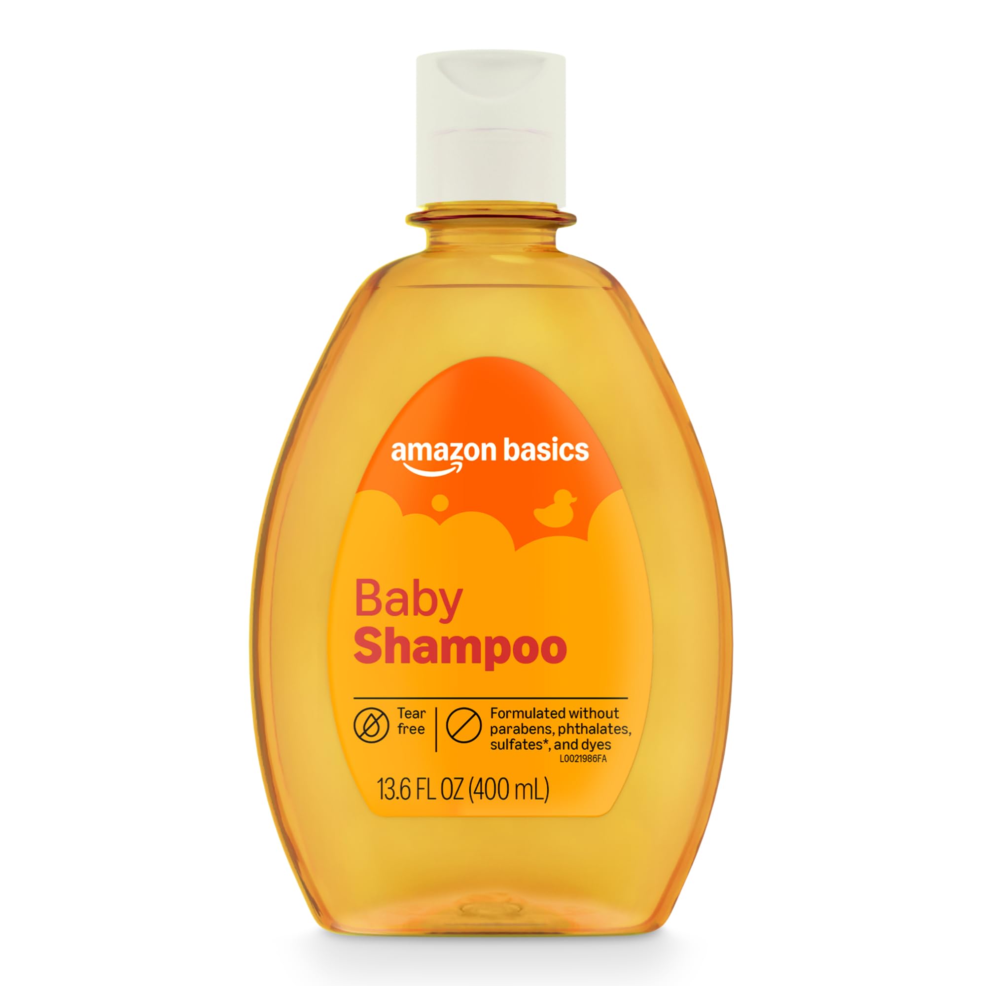 Amazon Basics Tear-Free Baby Shampoo, 13.6 Fluid Ounce, Packaging May Vary