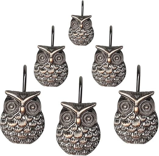 Amazon Com Shower Curtain Rings Hooks Bathroom Home Shower