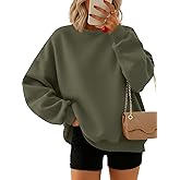 Trendy Queen Sweatshirts for Women Hoodies Oversized Crewneck Tops Sweaters Comfy Fall Winter Outfits Clothes 2026 Fashion