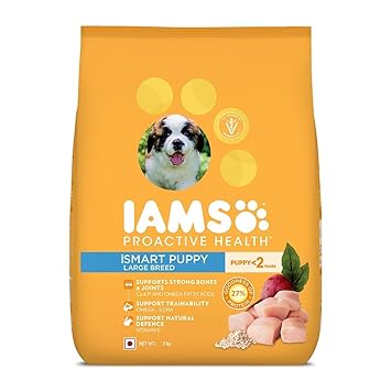 IAMS Proactive Health Smart Puppy Large Breed Dogs (<2 Years) Dry Dog Food, 3 kg