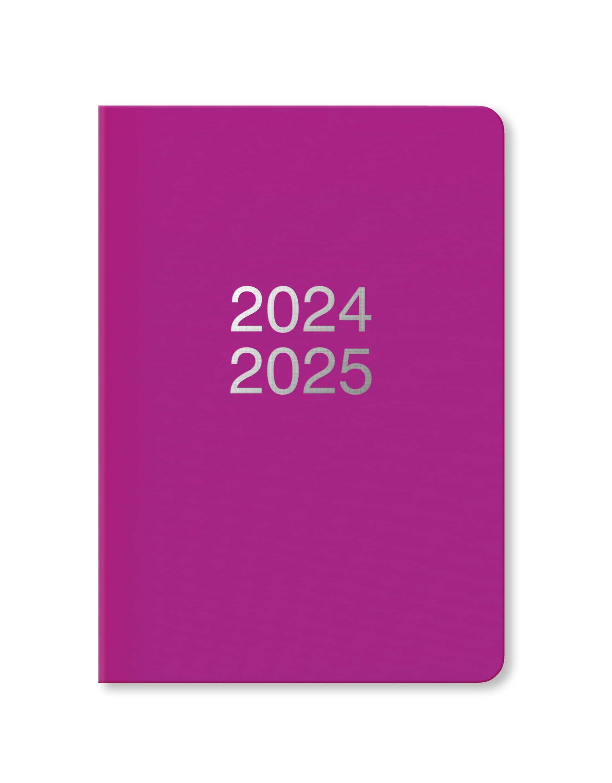 Letts of London Dazzle A5 academic 2024/2025 week to view diary - purple