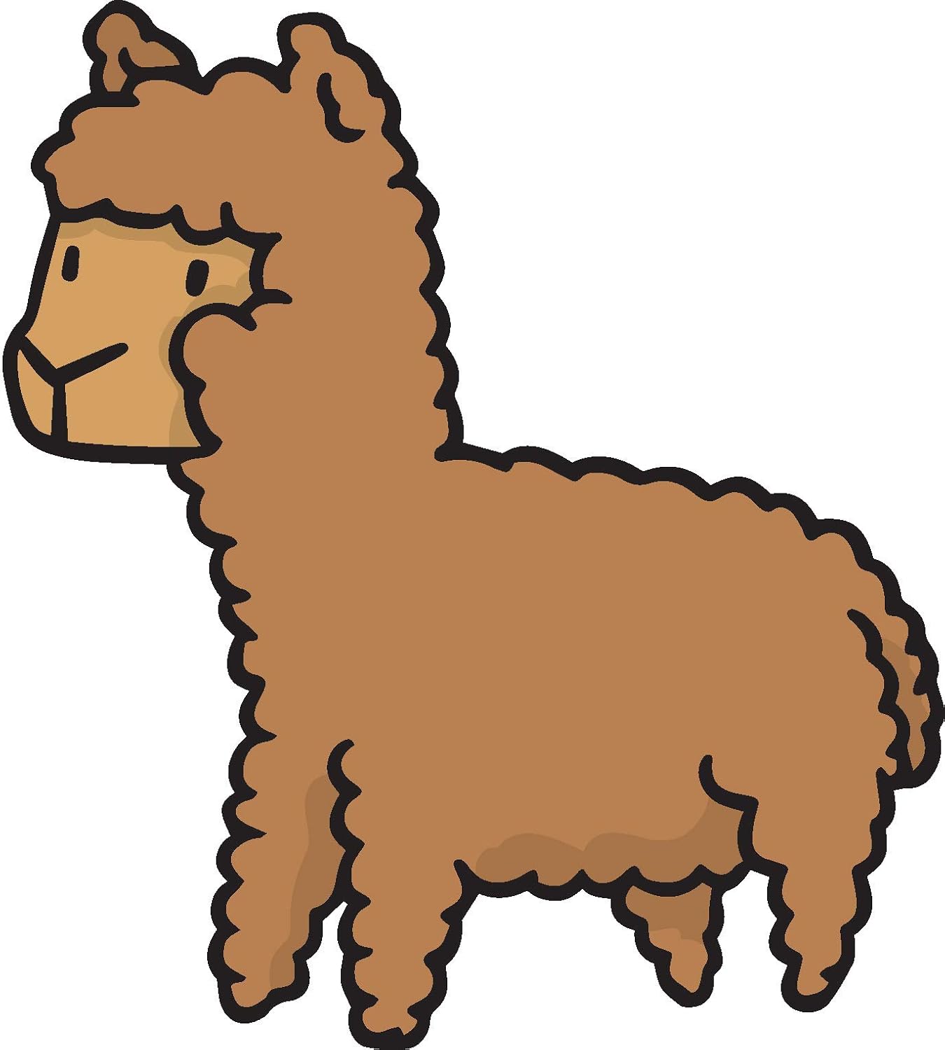 Featured image of post Kawaii Alpaca Animated Cartoon character is near the moon at night