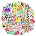 50Pcs Cute Vinyl Stickers Pack Waterproof for Laptop,Lovely Sticker Decals for Teen Girls,Computer,Skateboard, Luggage (Pink)