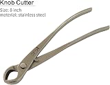 Vouiu 4-Piece Bonsai Tool Set 8 Inch Stainless Steel Concave Cutter Knob Trunk view 4