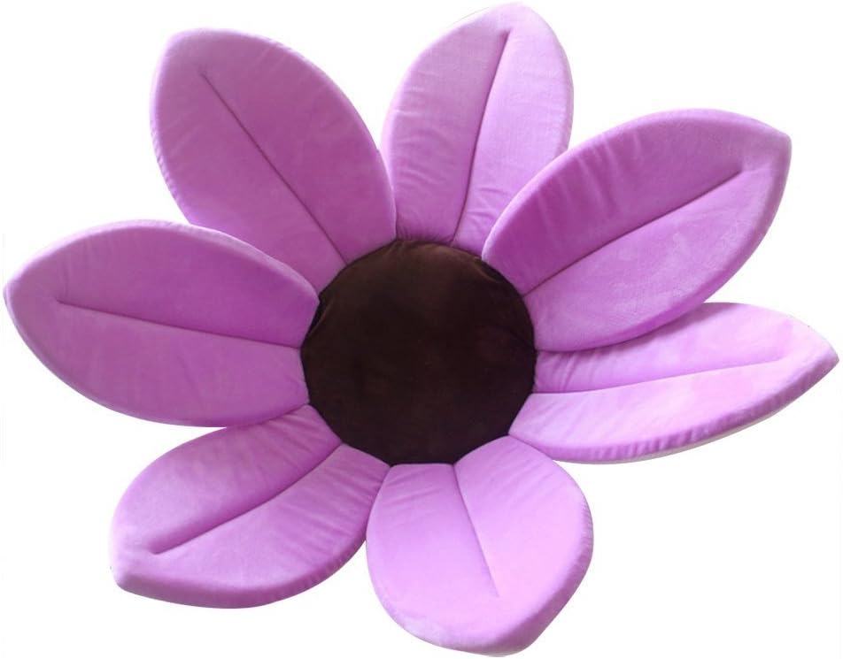 Baby Shower Flower Baby Bath Tub Lotus Flower - Baby Bath Foldable Plush Tub Bathtub for Baby Infant Newborn Toddler Sink Bath (Purple-A)