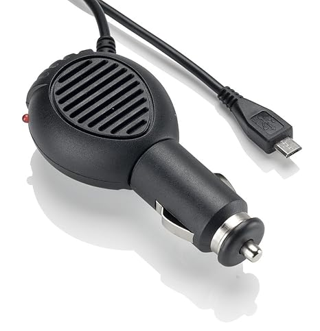 GIGAFOX® Auto LKW PKW KFZ Ladegerät / Ladekabel 2000mA (Micro-USB) // für Caterpillar Cat B10 Cat B100 Cat B15 Cat B15Q Cat B