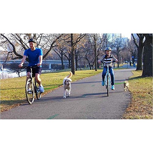 Woof Cycle Bike Trotter (Premium) Hands-Free Dog Bicycle Exercise Leash, Bike Attachment – Allows You To Safely Exercise Your Dog While Riding Your Bike (USA Made) Safety In Design - Black