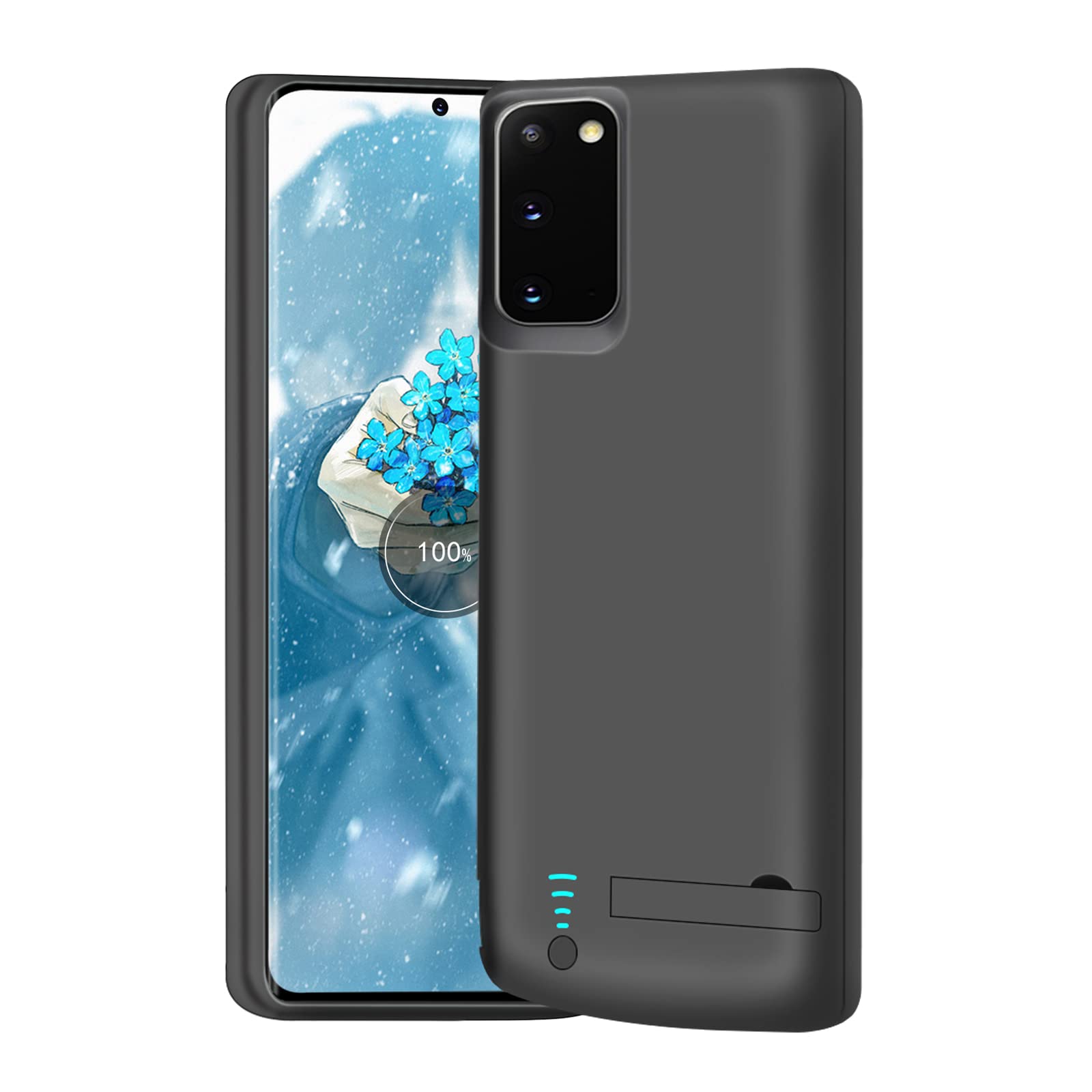 BAHOND Battery Case for Samsung Galaxy S20 5G, 5000mAh Rechargeable Extended Battery Charger Case, Add 105% Extra Juice (6.2 Inches) Black