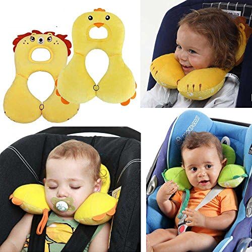 Pet Toland Baby Animal Headrest Neck Protection- Kids Neck Pillow for Travel, Car Seat, Airplane- Seat Headrest and Safety Seat Belt Protection Cover Shoulder for Kids Gift