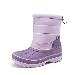 DREAM PAIRS Boys Girls Snow Boots Water-Resistant