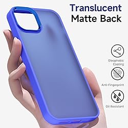 oakxco for iPhone 15 Case Matte Clear, Translucent