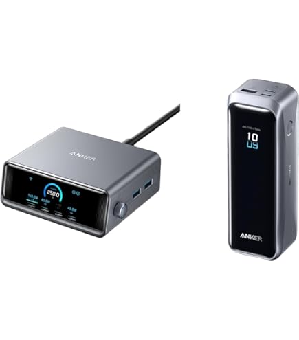 Amazon.com: Anker Prime 250W GaN Charger with 6-Port & LCD Display