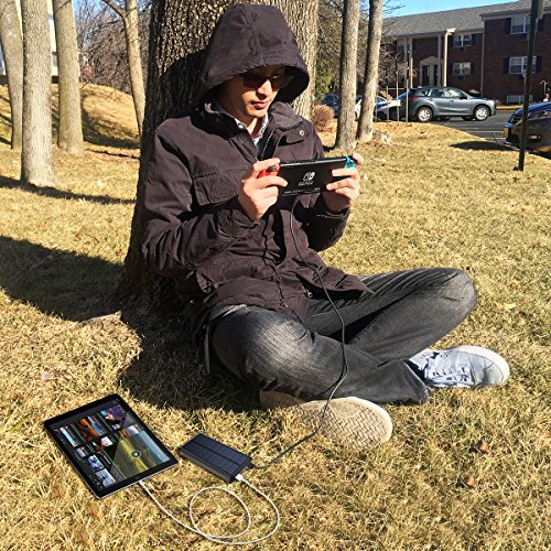 Solar Charger,24000mAh Solar Power Bank with QC 3.0 and Type C/PD input&output,Portable charger for Nintendo Switch,MacBook,Type C Laptop,Tablet,iPad,iPhone and Android phone by Dizaul