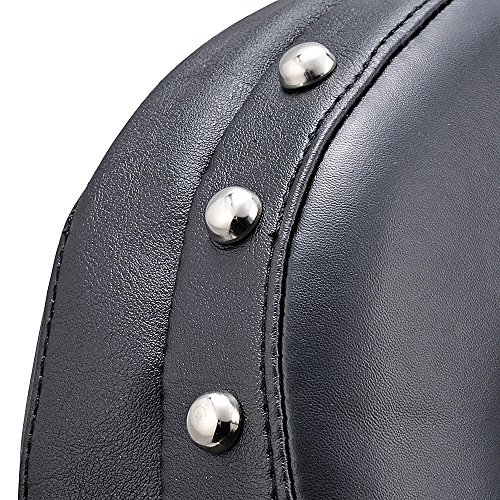 image for Anzio Solid Rivet Adjustable Plug-In Driver Rider Backrest w/ Pocket C