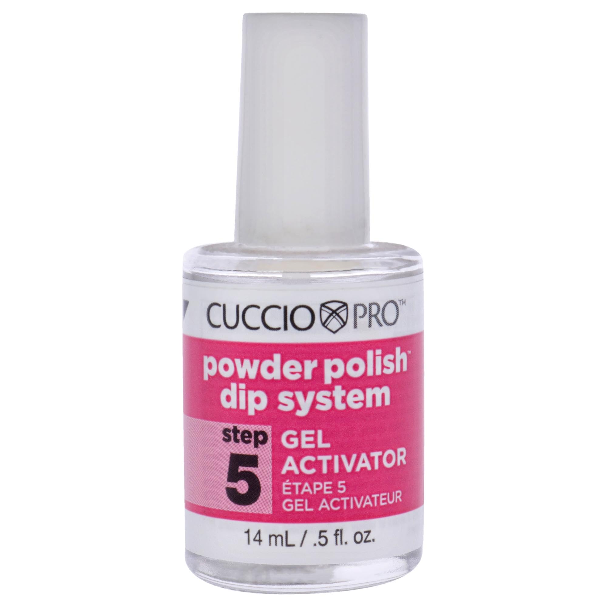 Cuccio Powder Polish Dip System Step 5 Gel Activator, Clear, 14 ml (Pack of 1)