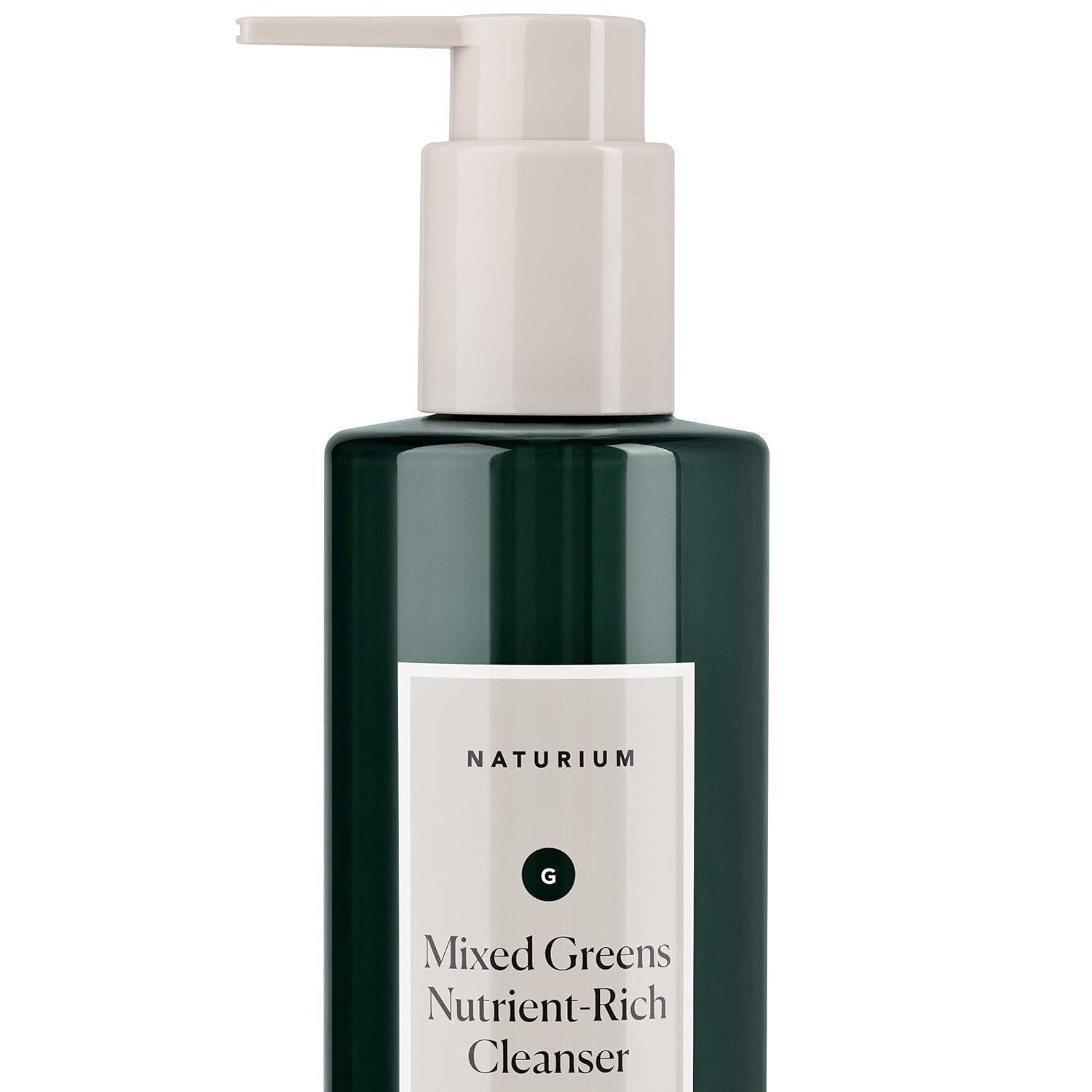 Mixed Greens Nutrient-Rich Facial Cleanser - 7.1 oz, Breakout & Blemish Prevention, Clear Pores, Anti-Wrinkle Gel Face Wash with Vitamin C, Green Tea & Aloe by Naturium: Beauty