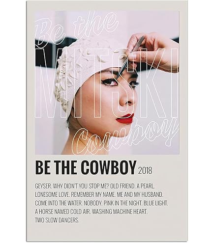 Amazon.com: CINEMAFLIX Be The Cowboy - Mitski - Indie Rock/Folk