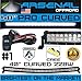 No.1 40 inch 5D Curved 228 W Pro Series CREE LED Light Bar Design Spot Flood Combo beam, Offroad Trucks 4x4 radius fog JEEP Trucks UTV 4x4 Polaris Razor 1000 SxS Raptor Free LED Light Bar Switch Kit