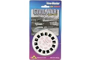 3DSTEREO VIEWMASTER The Civil War - Authentic Stereographs 1861-1865 - Classic ViewMaster - 3 Reels on Card- NEW