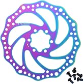 Teyssor 140mm 160mm 180mm 203mm Bike Disc Brake Rotor with 6 Bolts Fit for Road Bike Mountain Bike BMX MTB