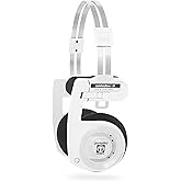 Koss Porta Pro Wireless 2.0 Bluetooth On-Ear Headphones, 20+ Hour Battery, USB-C Charging, Microphone, Analog Audio Pass Through, Retro Style, Arctic White