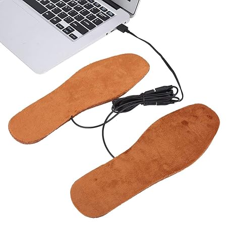 Beheizbare Einlegesohlen USB Thermosohlen, USB Electric Power Heizung Einlegesohlen Thermosohlen Warmer Schuhe Stiefel Einleg