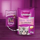 Whiskas Kitten Milky Treats 8 x 55g Crunchy Soft Milky Filling view 3