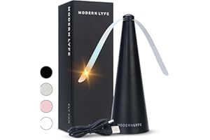 Fly Fans for Tables by Modern Lyfe - AA Battery & USB Powered - Fly Swatter Outdoor Camping Accessory Or for Food at Parties, Restaurants & Picnics, Bug Fan, Spinner Keeps Flies Away (1 Pack - Black)
