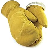 Northstar Mens Deerskin Buttersoft Mit Tan Removable Liner 4" Gauntlet 065T