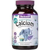 BlueBonnet Super Earth Rainforest Animalz Calcium Magnesium And Vitamin D3 Chews, Natural Vanilla Frosting, White, 90 Count