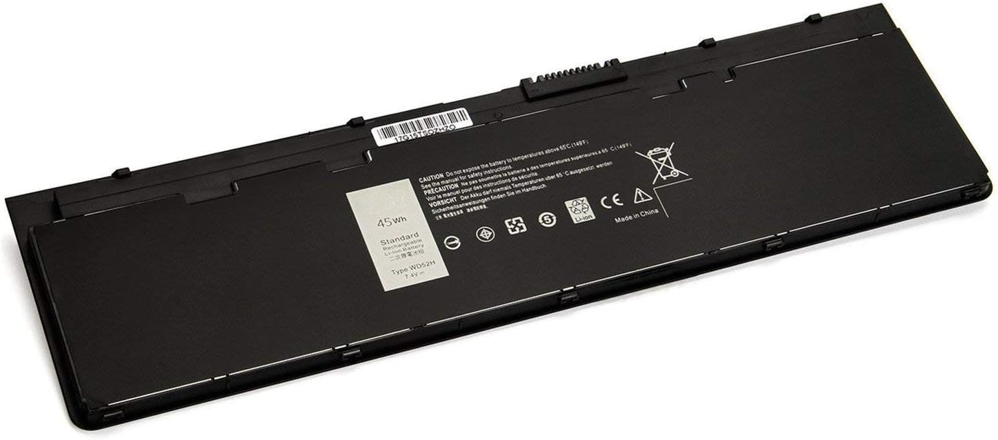 WD52H VFV59 Laptop Battery Replacement for Dell Latitude E7240 E7250 Ultrabook Notebook F3G33 KWFFN J31N7 451-BBFW 451-BBFT 451-BBFX 451-BBFY GD076 GVD76 HJ8KP NCVF0 F3G33 W57CV J31N7(7.4V 45Wh)