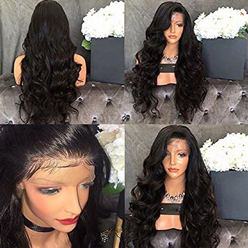 Wet And Wavy Thick Full Lace Human Hair Wigs 100% Brazilian Virgin Human Hair Lace Front Wigs For Black Women Baby Hair (16inch, full lace wigs)