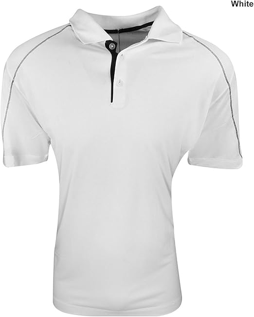 Amazon.com: Nike Golf Men's Golf Tech Core Color Block Polo WHITE/BLACK//BLACK 2XL: Clothing