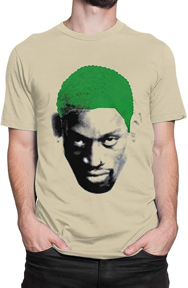 Dennis rodman green hair shirt Clearance
