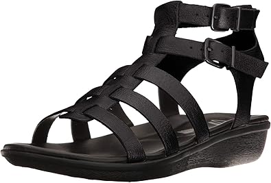 clarks black gladiator sandals