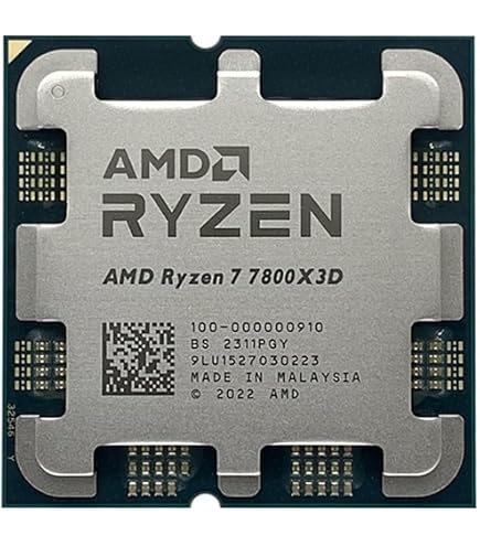 AMD Ryzen 7 7800X3D, 4.20 GHz AM5 : Amazon.ca: Electronics