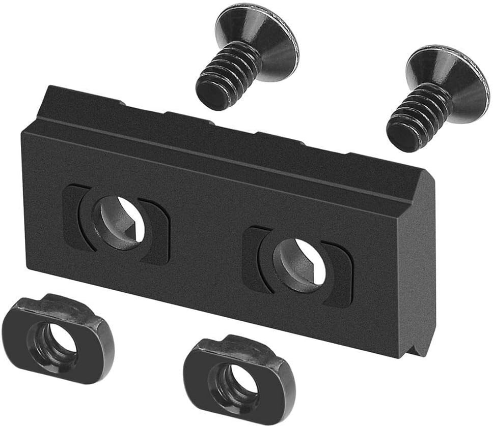 LIRISY 3 Slot M-Lok Picatinny Rail, 2PCS Picatinny Weaver Rail Sections for M Lok Handguard Picatinny Bipod : Sports & Outdoors
