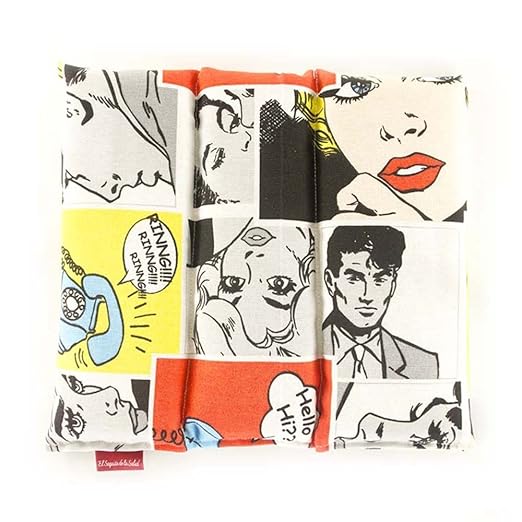 Saco Térmico de Semillas Microondas Comic (Azahar, L 28 x 26 x 2 cm)