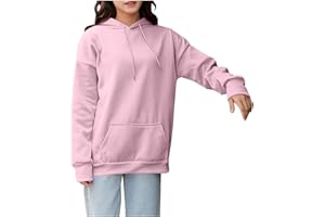 Women's Hooded Oversized Sweatshirt with Pocket Casual Long Sleeve Hoodies Ladies Pullover Warm Sweatshirts