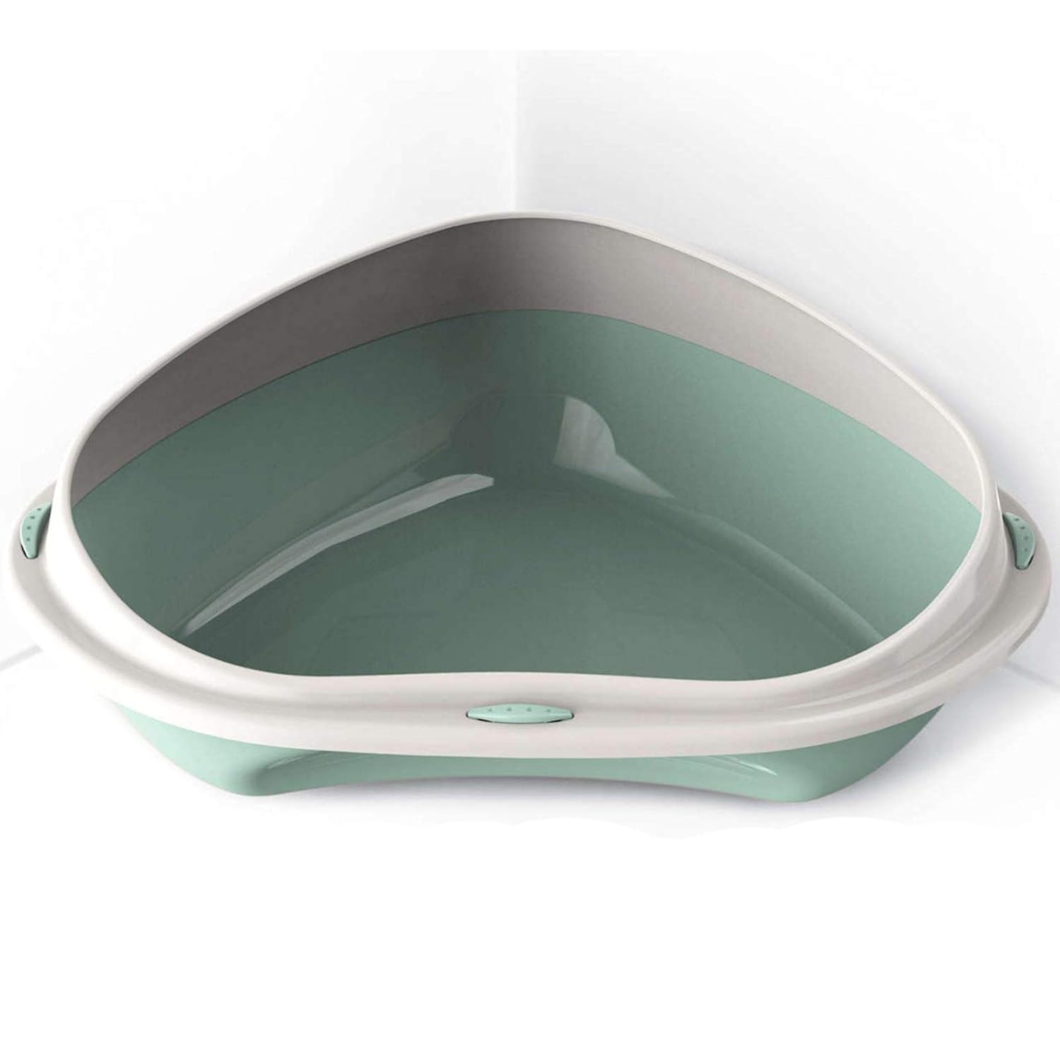 Cat Large or Jumbo Corner Litter Tray With Rim Toilet Pan Box 4 Colours