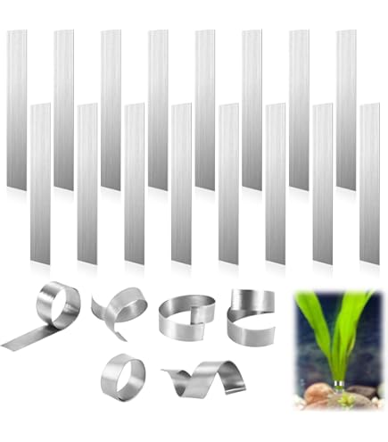 Awesome Aquatic 50 Plant Anchor Weights Lead Ribbon Live Plants Water Garden