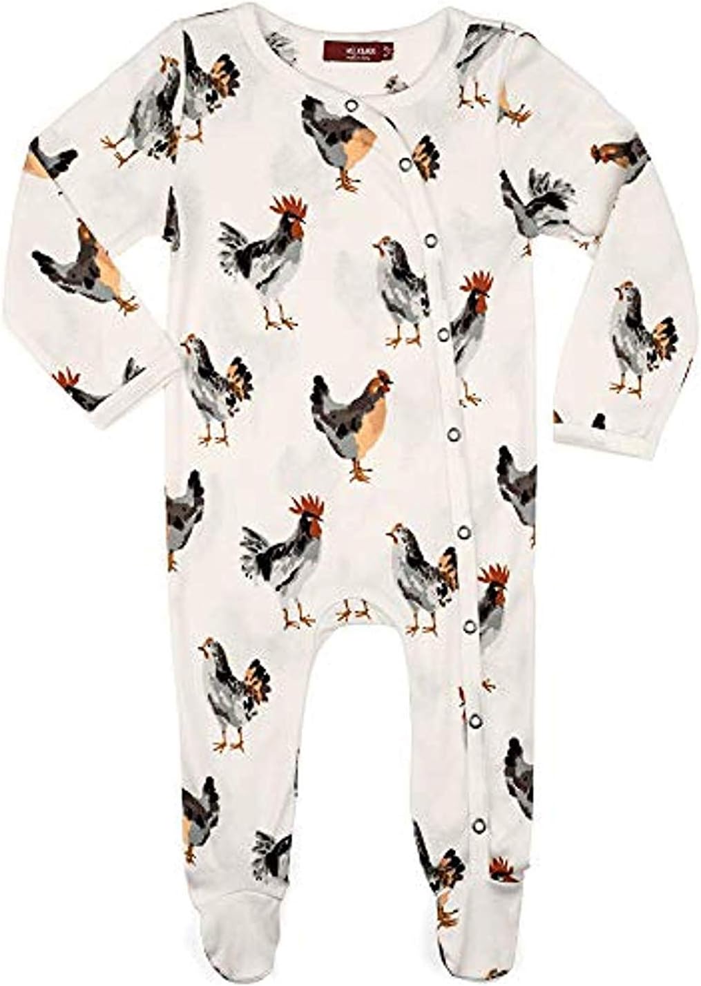 Organic Cotton Footed Romper Lemon