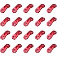 Takelablaze 20 PCS Tent Rope Tensioner, Aluminum Guyline Cord Adjuster for Tent, Ultralight Strong Guy Lines Tensioner Tent Cord Tenord tensioner Camping Accessories