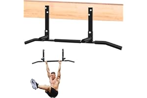 ATENTO Pull Up Bar, Chin Up Bars Ceiling Mount, Workout for Home Gym, Beam, Crossfit - Heavy-Duty, Foam Grip, Easy installation