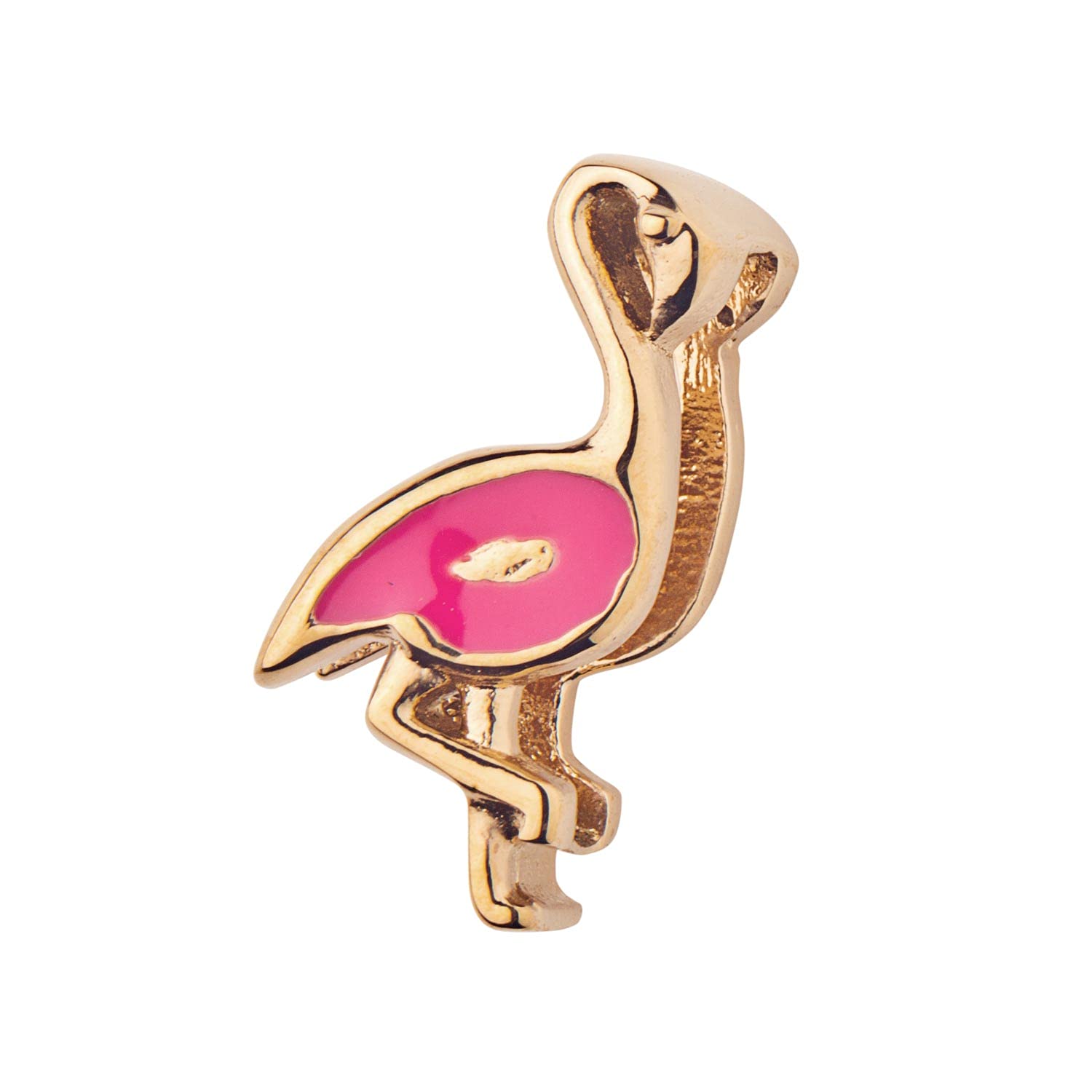 Kistanio - Flamingo charm for mesh bracelet | charm band charms, without stone,