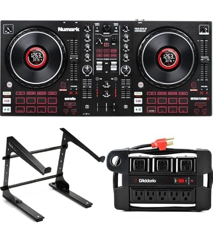 Amazon.com: Numark Mixtrack Quad Four Deck USB DJ Controller with