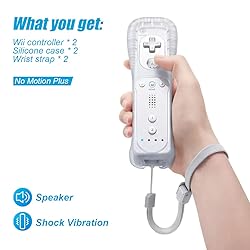 TIANHOO 2 Pack Remote Controller for Wii & Wii