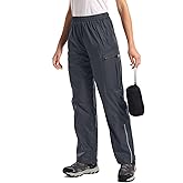 Women's Rain Pants Waterproof Hiking Pants Windproof Lightweight Over Pants Outdoor for Golf Fishing Cycling #2089